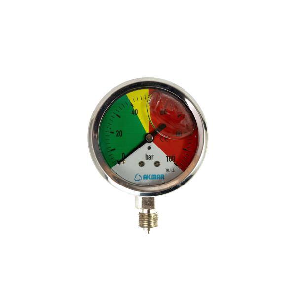 GLİSERİNLİ MANOMETRE 100BAR
